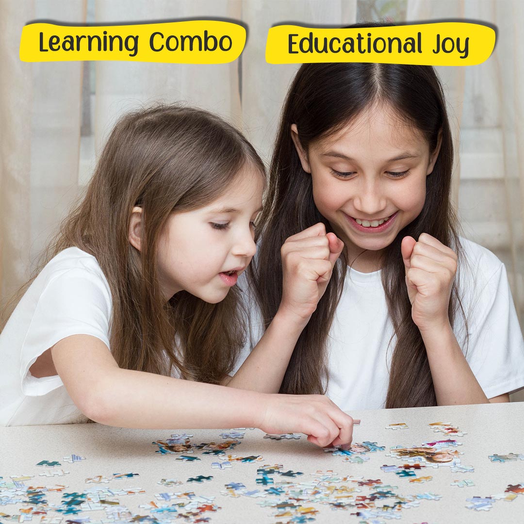 Advit Toys - The Airport Jigsaw Puzzle | Educational Puzzle Game | Best Gift for Baby Boys and Girls(48 Piece + Educational Fun Fact Book Inside)