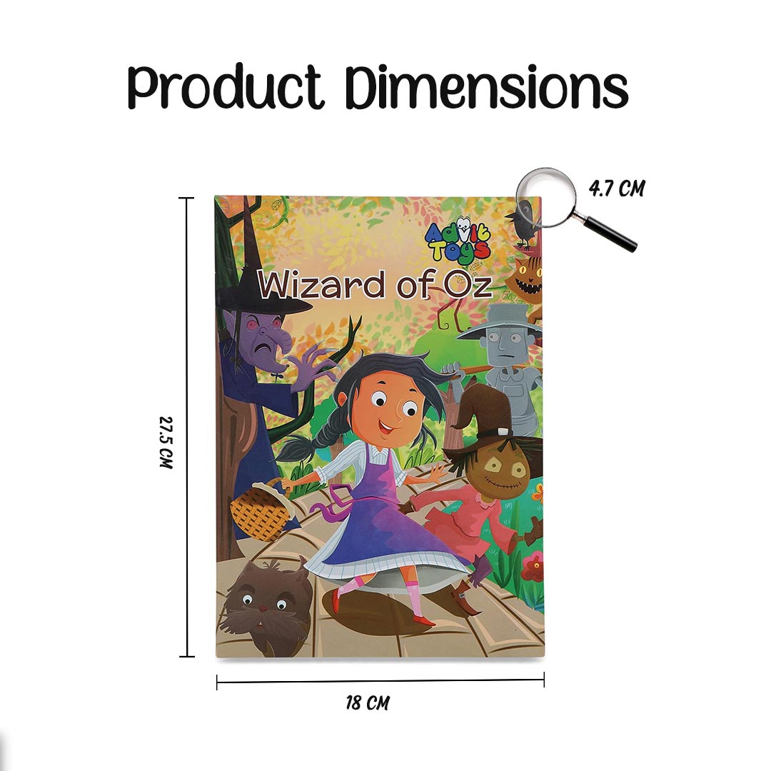 Advit Toys Wizard of Oz - Jigsaw Puzzle | Fun and Challenging Having Realistic Illustrations| Birthday Gifts Ideas for Kids (100 Piece + Educational Fun Fact Book Inside)