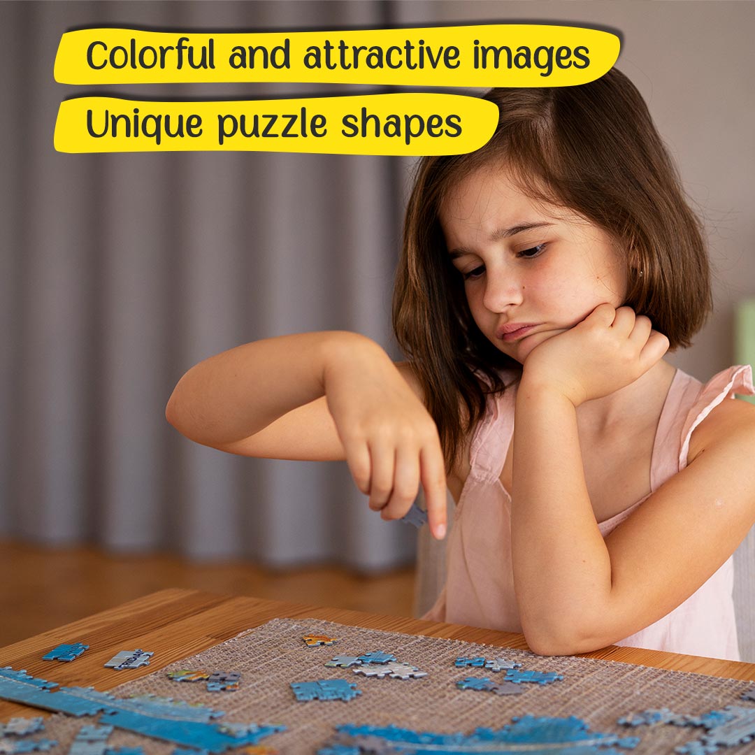 Advit Toys - Wonders of The World Jigsaw Puzzle | Jigsaw Puzzle for 2 3 4 Years Old Boys and Girls | Birthday Gifts Ideas for Kids  (48 Piece + Educational Fun Fact Book Inside)