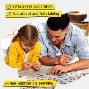 Advit Toys Educational Space Jigsaw Puzzle Game for Kids, Girls & Boys Fun and Learn | Educational Puzzle Game | Learning and Educational Toys and Games (100 Piece + Book Inside)