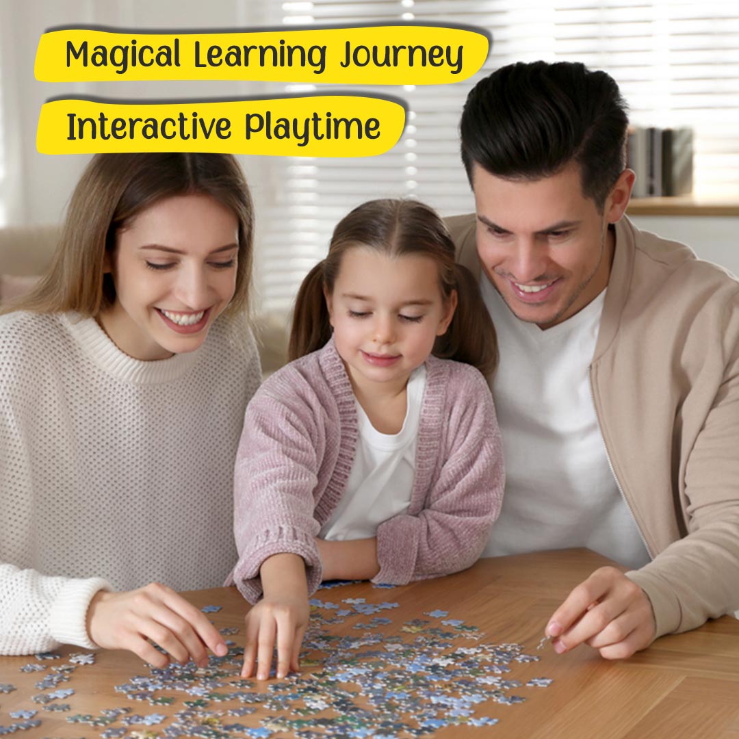 Advit Toys The Jungle Story - Jigsaw Puzzle | Learning and Educational Toys and Games | Birthday Gift for Children, Return Gift (24 Piece + Fun Fact Book Inside)