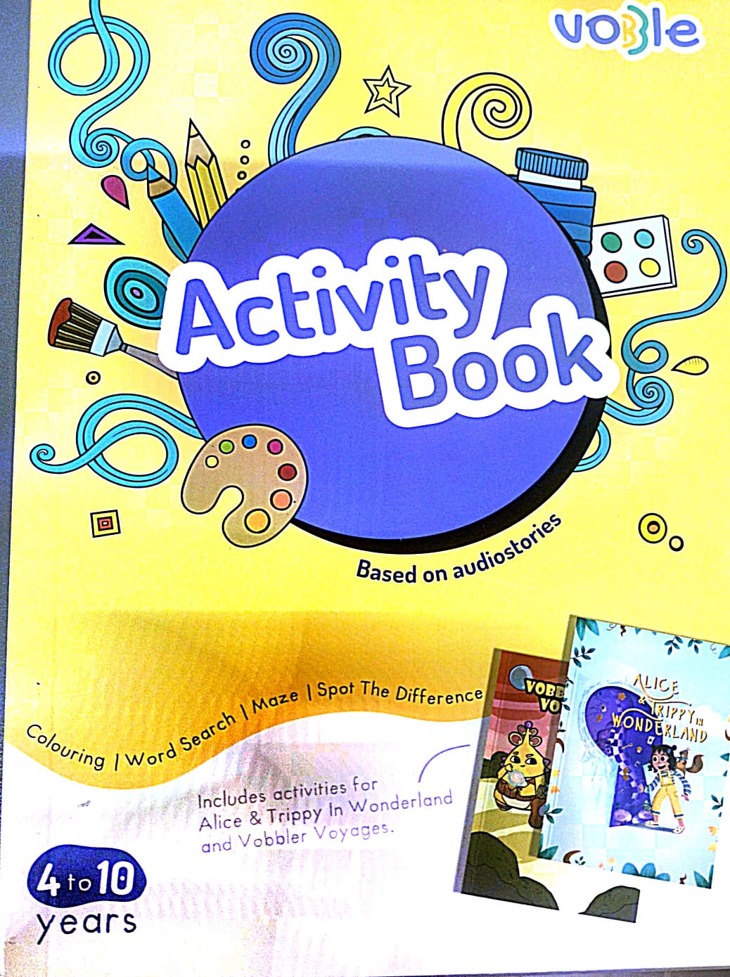 ACTIVITY BOOK - COLOURING | WORD SEARCH | MAZE | SPORT THE DIFFERENCE