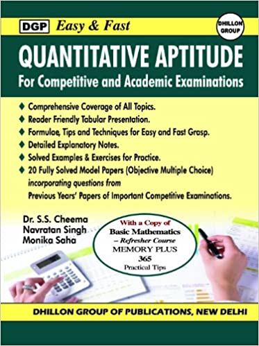 Easy & Fast Quantative Aptitude Tests (with a Free Copy of A Handbook of Mathematics Refresher 365) 