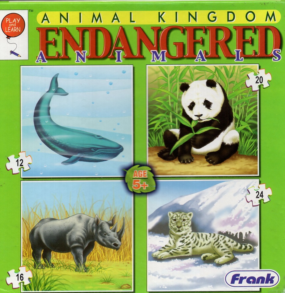 Aniimal Kingdom : Endangered Animals : Age 5+ (72 pcs)