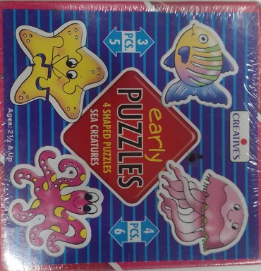 CREATIVE'S EARLY PUZZLES SEA CREATURES 