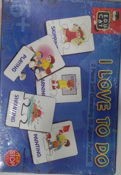 I Love To Do 2 Piece Self Correcting 20 Jigsaw Puzzles 