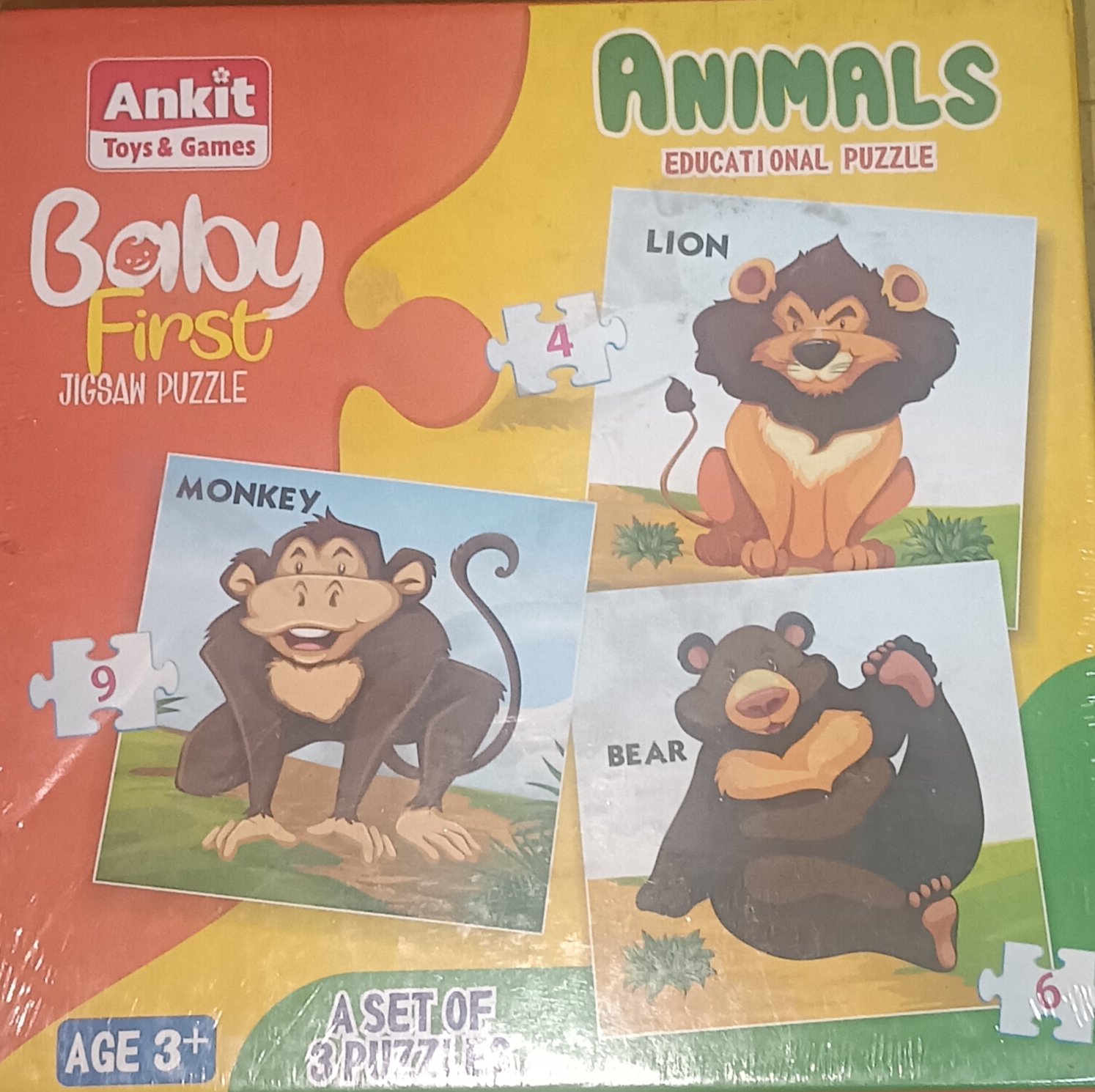 BABY FIRST JIGSAW PUZZLE ANIMALS