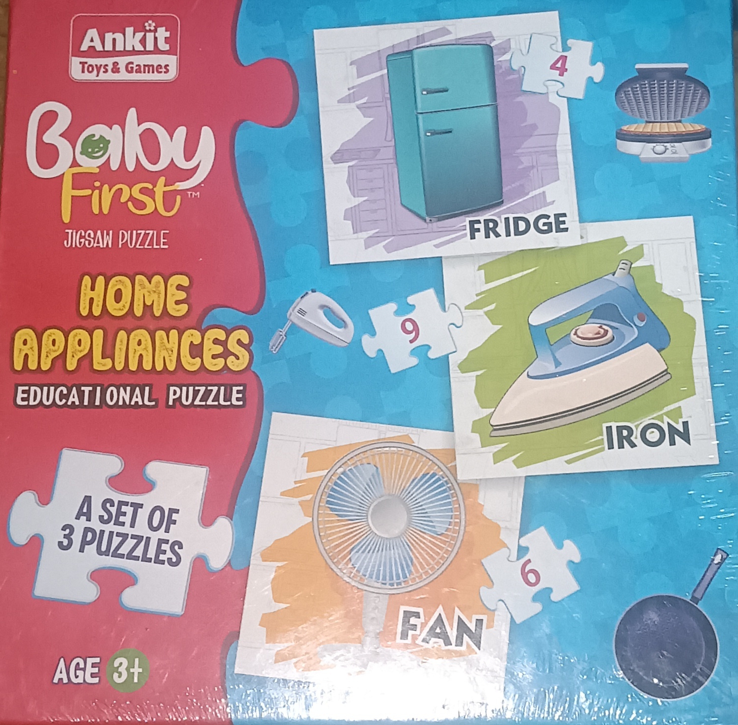 BABY FIRST JIGSAW PUZZLE HOME APLIANCES