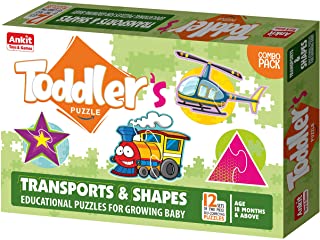 TODDLER'S PUZZLE TRANSPORTS & SHAPES