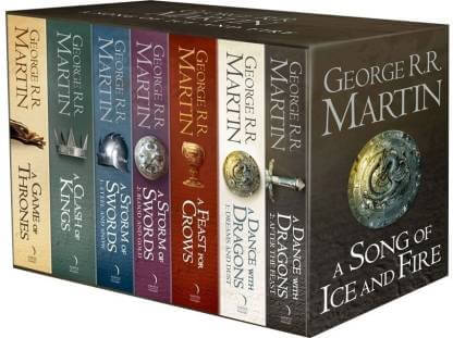 A SONG OF ICE AND FIRE - A GAME OF THRONES: THE COMPLETE BOXSET OF 7 BOOKS