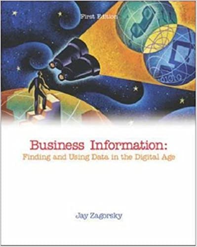 Business Information: Finding and Using Data in the Digital Age