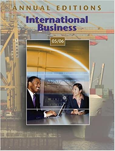 International Business 05/06 (Annual Editions)