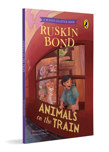 ANIMALS ON THE TRAIN | A SHORT STORY IN THE POPULAR PUFFIN CHAPTER BOOK SERIES BY RUSKIN BOND | ILLUSTRATED ANIMALS STORY FOR KIDS ABOVE 6 YEARS