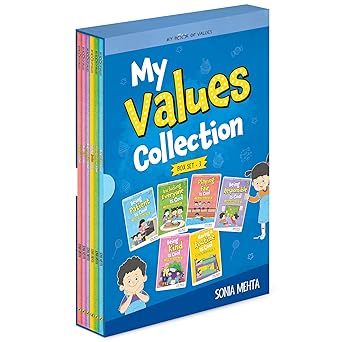 MY VALUES COLLECTION BOX SET 3: A SET OF 6 EXCITING STORY CUM ACTIVITY BOOKS | ILLUSTRATED STORYBOOKS ON VALUES AND GOOD BEHAVIOUR | AGES 5 