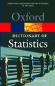 A Dictionary Of Statistics