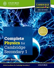 Complete Physics for Cambridge Secondary 1 Student Book