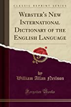 Webster's New International Dictionary of the English Language