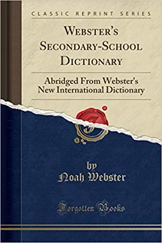 Webster's secondary-school dictionary