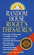 RANDOM HOUSE ROGET'S THESAURUS