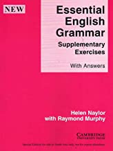 ESSENTIAL ENGLISH GRAMMAR - SUPPLEMENTARY EXERCISES INDIAN EDITION