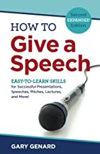 HOW TO GIVE A SPEECH