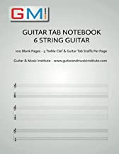 GUITAR TAB NOTEBOOK - 6 STRING GUITAR