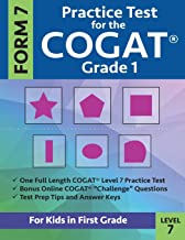 Practice Test for the CogAT Grade 1 Form 7 Level 7