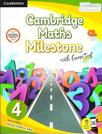 Cambridge Maths Milestone With Geom Tool Book 4