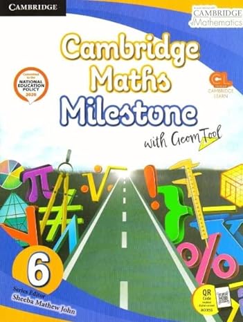 Buy Cambridge Maths Milestone With Geom Tool Book 1, 9781009287531