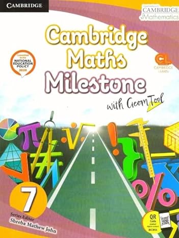 Cambridge Maths Milestone With Geom Tool Book 7