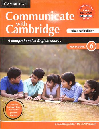 Communicate with Cambridge Work Book 6 NEP 2020 NCF 2023