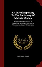 A CLINICAL REPERTORY TO THE DICTIONARY OF MATERIA MEDICA