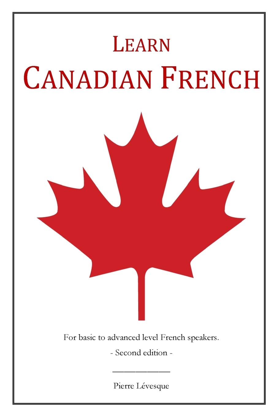 Learn Canadian French