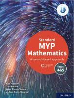 MYP MATHEMATICS YEARS 4&5 STANDARD SB/TKN