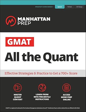 GMAT ALL THE QUANT 