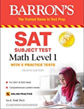 SAT Subject Test Math Level 1: with 5 Practice Tests (Barron's Test Prep)