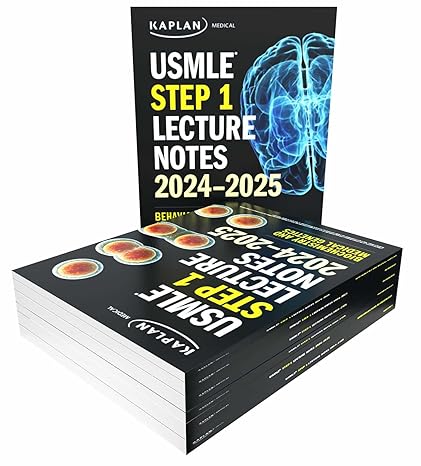 USMLE Step 1 Lecture Notes 2024-2025 7-Book  Preclinical Review