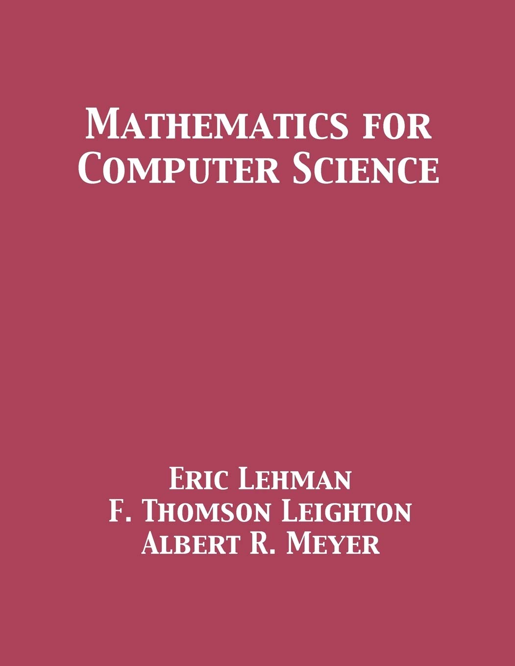 MATHEMATICS FOR COMPUTER SCIENCE (USED CONDITION)