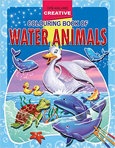 Dreamland Creative Colouring Book - Water Animals