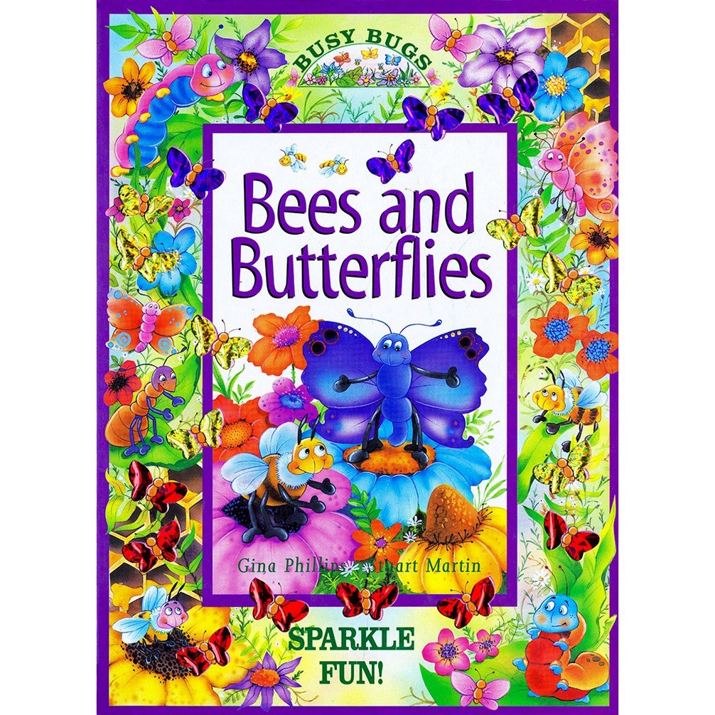 Bees And Butterflies Sparkle Book