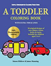 SIMPLE KINDERGARTEN COLORING PAGES BOOK