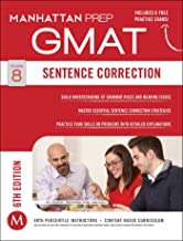 GMAT SENTENCE CORRECTION (MANHATTAN PREP GMAT STRATEGY GUIDES)
