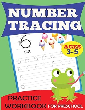 Number Tracing Practice Workbook (Preschool Workbooks) 