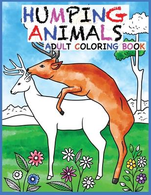 Humping Animals Adult Coloring Book Design