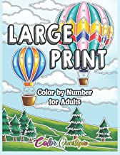 Large Print Color by Number for Adults