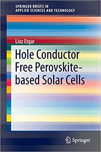 Hole Conductor Free Perovskite-based Solar Cells