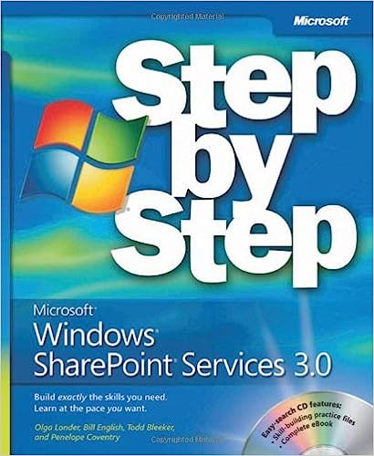 MICROSOFT WINDOWS SHAREPOINT SERVICES 3.0 STEP BY STEP