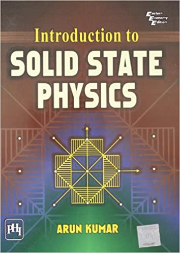 INTRODUCTION TO SOLID STATE PHYSICS 