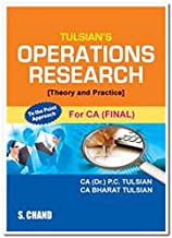 OPERATIONS RESEARCH (THEORY AND PRACTICE) (FOR CA-FINAL)                                     