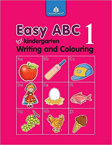 EASY ABC FOR KINDERGARTEN-1 WRITING AND COLOURING